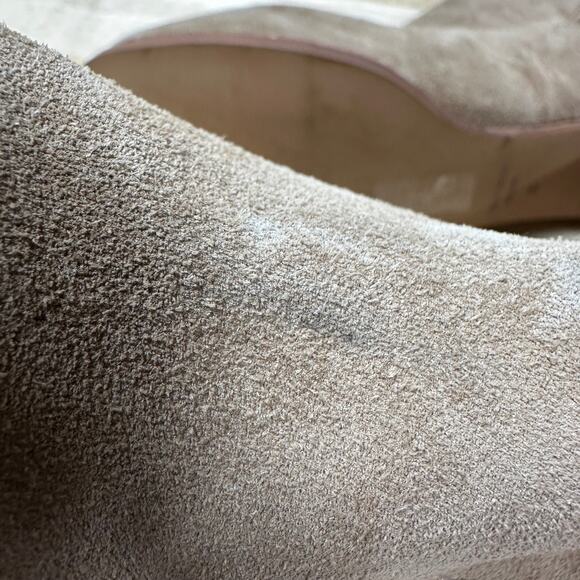 Rag & Bone NWOB Rover Side Zip Hid Heel Bootie Tan Size 38.5 US 8.5 Suede - Picture 8 of 10